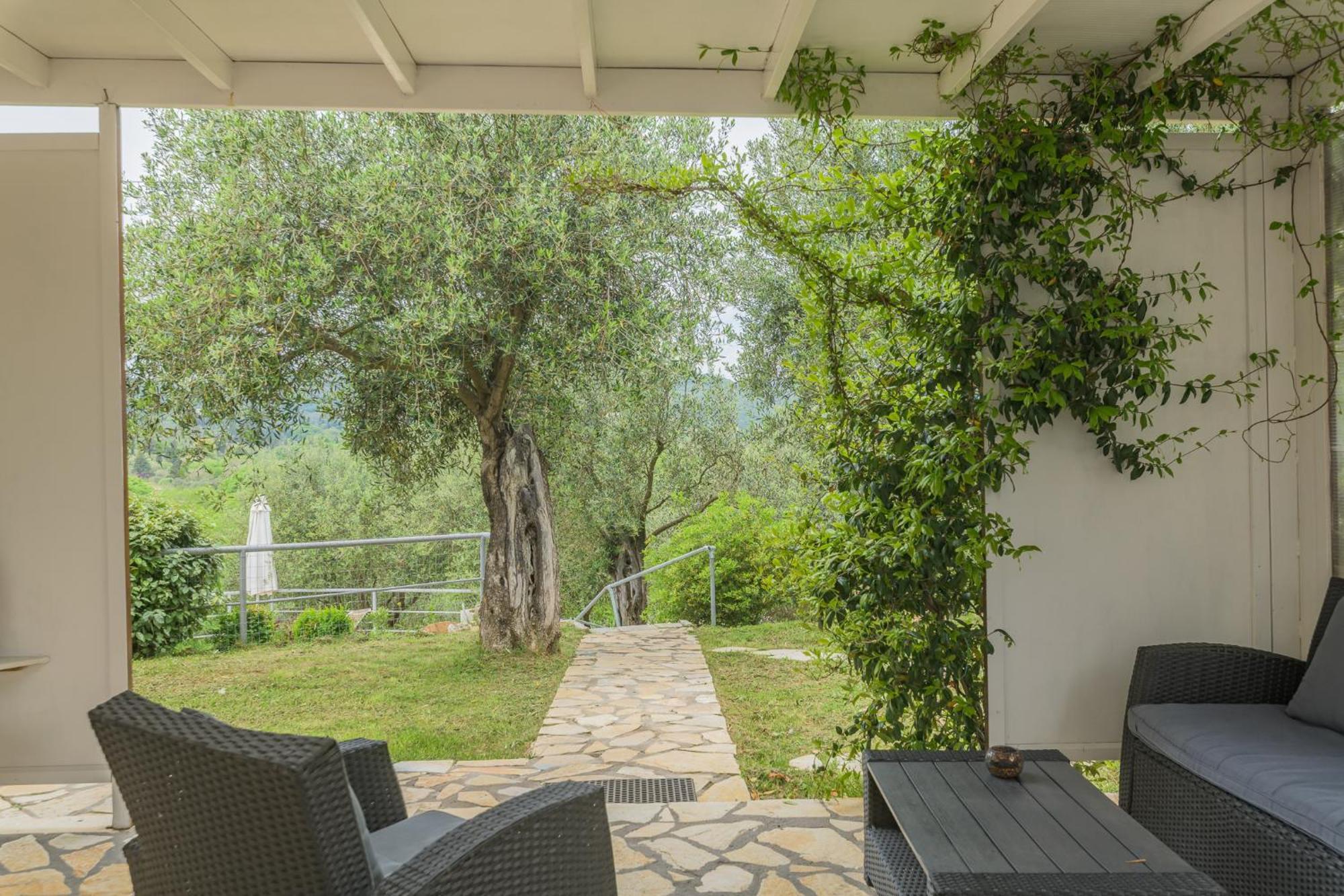 Giannádes Holiday Home Matthaeus Am Corfutrail, Ferienoase Im Olivenhain 3 Km Zum Meer מראה חיצוני תמונה