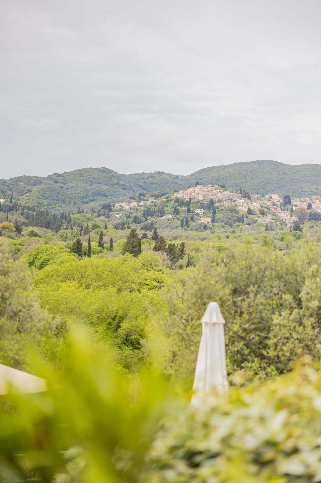 Giannádes Holiday Home Matthaeus Am Corfutrail, Ferienoase Im Olivenhain 3 Km Zum Meer מראה חיצוני תמונה